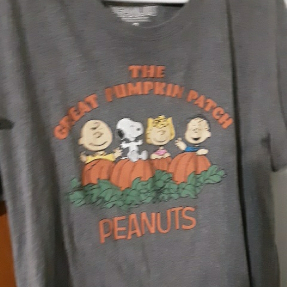 Peanuts Kids Charcoal Gray Great Pumpkin T-Shirt - Picture 4 of 5